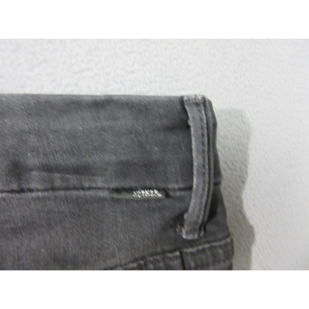 Mother Jeans Womens 27 Black High Waisted Looker Raw Hem Distressed USA - Picture 14 of 16